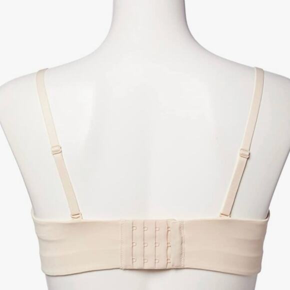 NWT IRIS & LILY BLACK STRAPLESS BRA 38DD (SAND-Pale Nude) - Picture 3 of 3